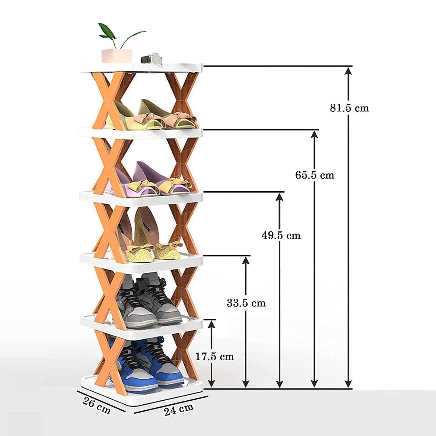 Smart Foldable Shoes Tier Shoe Rack 5 Layer