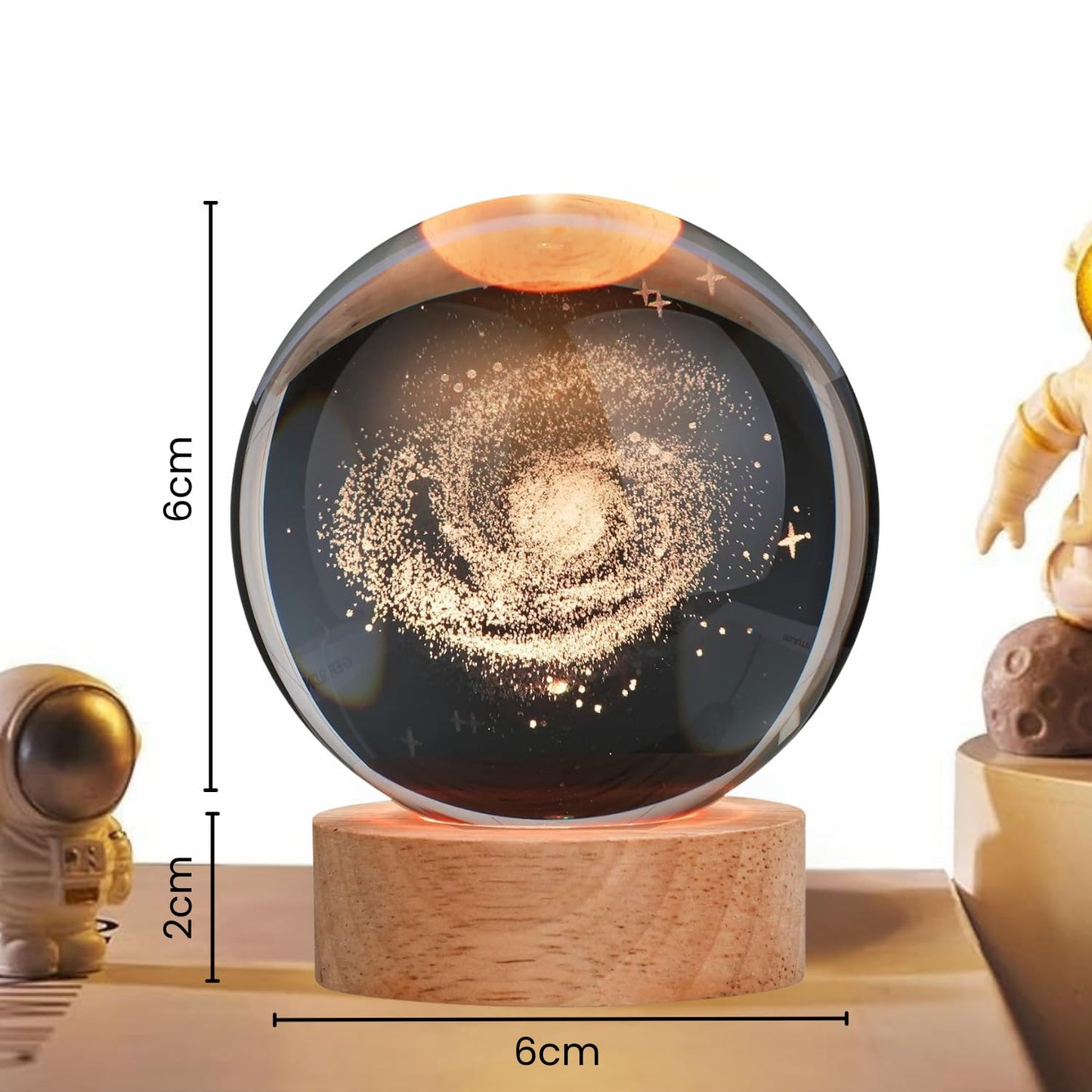 3D Crystal Lamp Ball(Assorted Design)