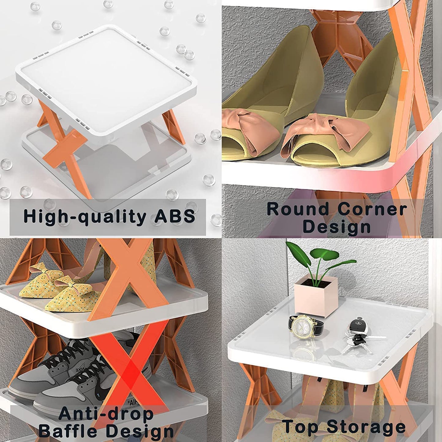 Smart Foldable Shoes Tier Shoe Rack 5 Layer