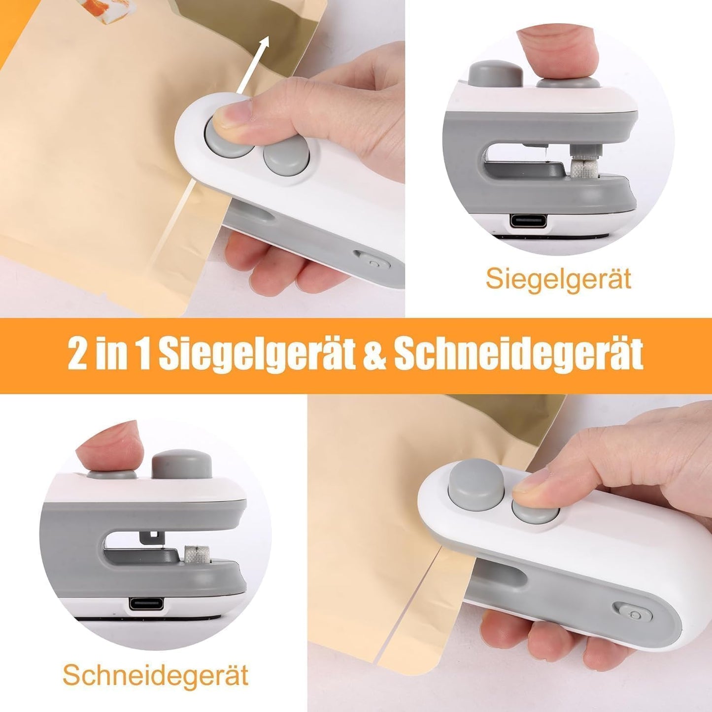 Portable Mini Sealing Machine 2 in 1