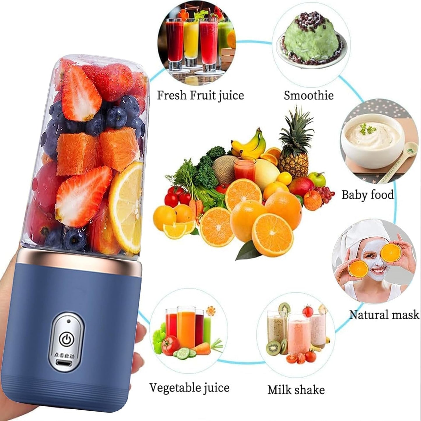 Multifunctional Small Portable Juicer