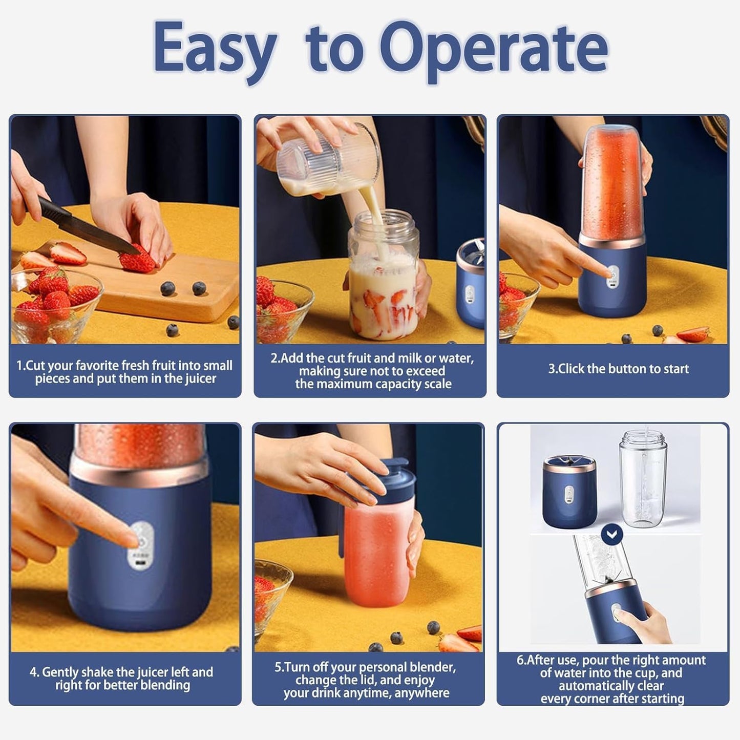 Multifunctional Small Portable Juicer