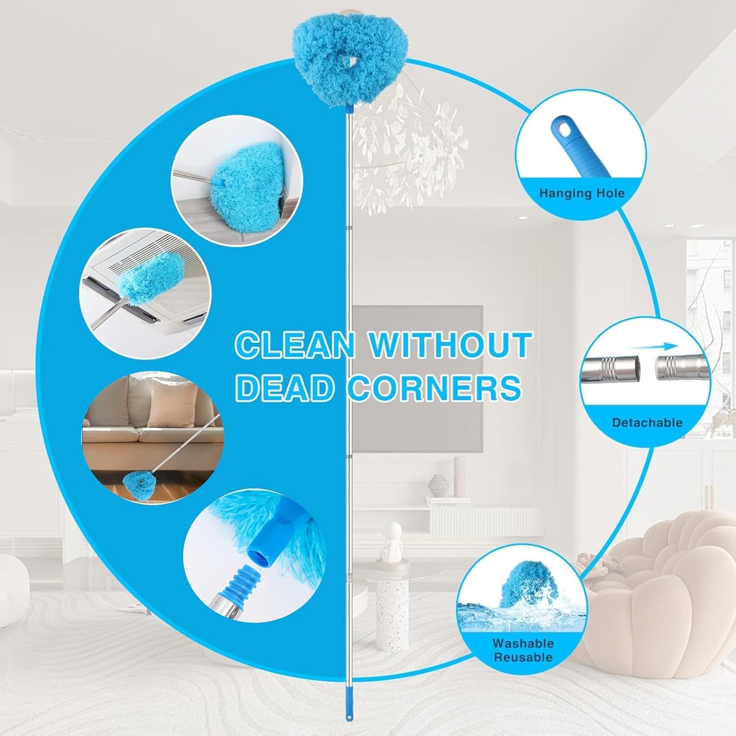 Washable Ceiling Fan Cleaner Duster